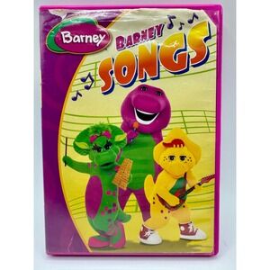 Original vintage Barney Songs DVD Pink Case 2006 Sing-Along 24 Songs Baby Bop BJ